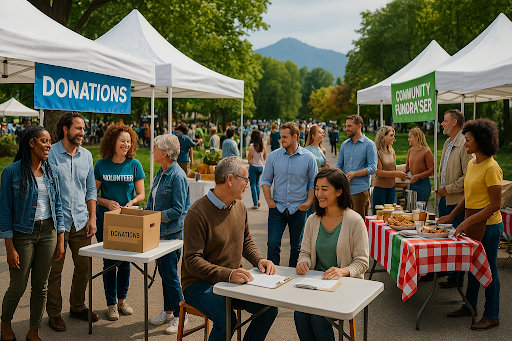 Community & Fundraising Events illustration